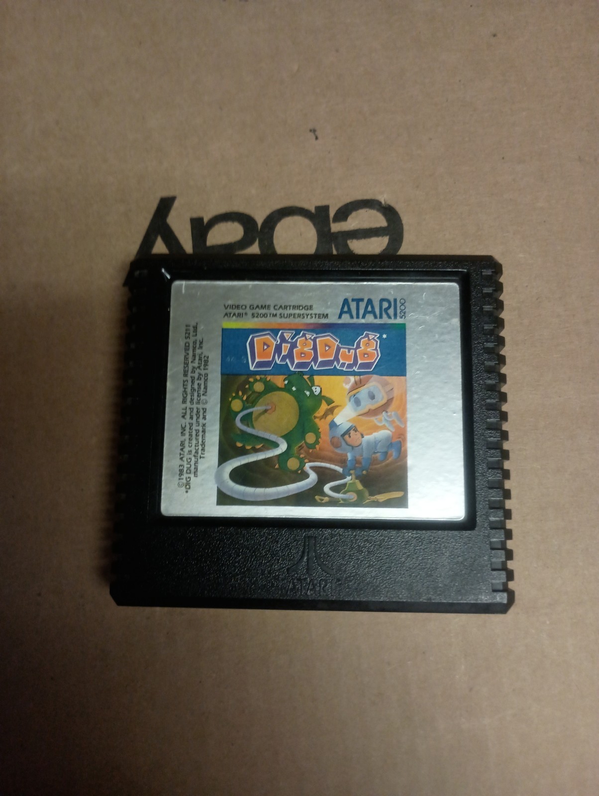 Dig Dug (Atari 5200, 1983) Game Only