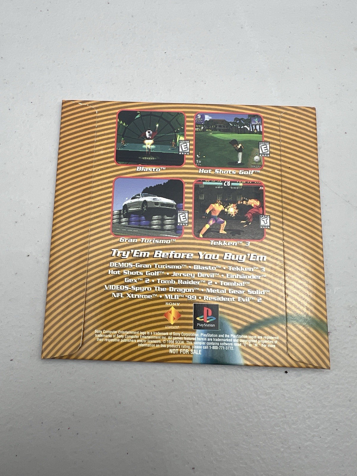 Toys “R” Us PlayStation 1 Demo Disc from 1998