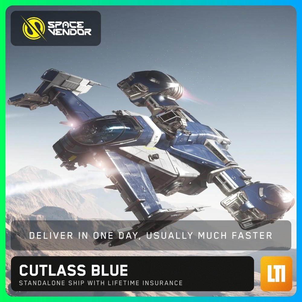 Star Citizen Cutlass Blue LTI Lifetime Insurance CCUd – Space Vendor