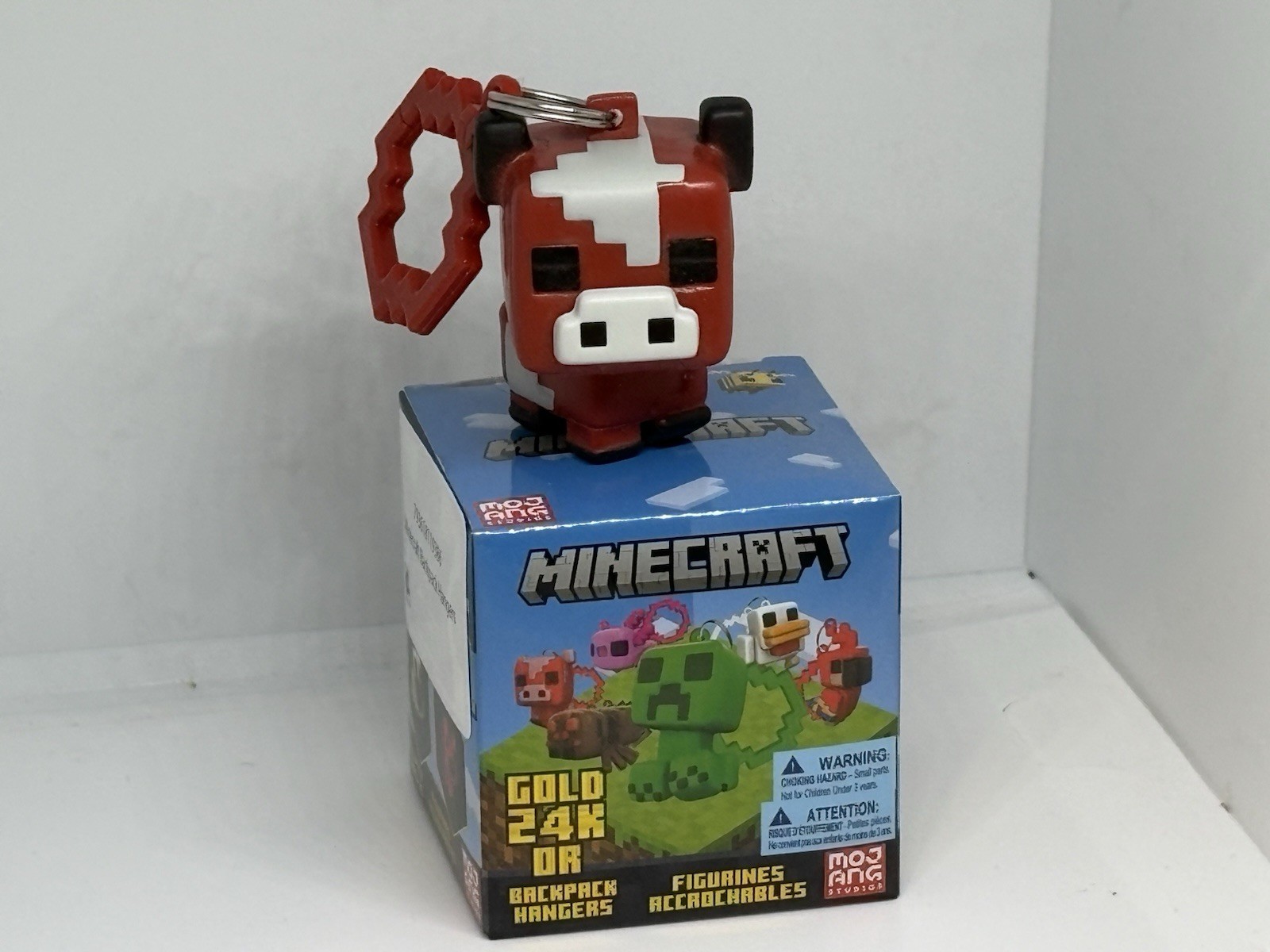 Minecraft Backpack Cow Clip Figure Series 2 New With Box