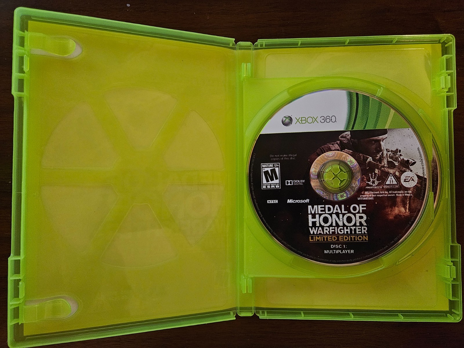 Medal of Honor warfighter(limited edition)-Xbox360 Game/No Manual/Tested&Cleaned