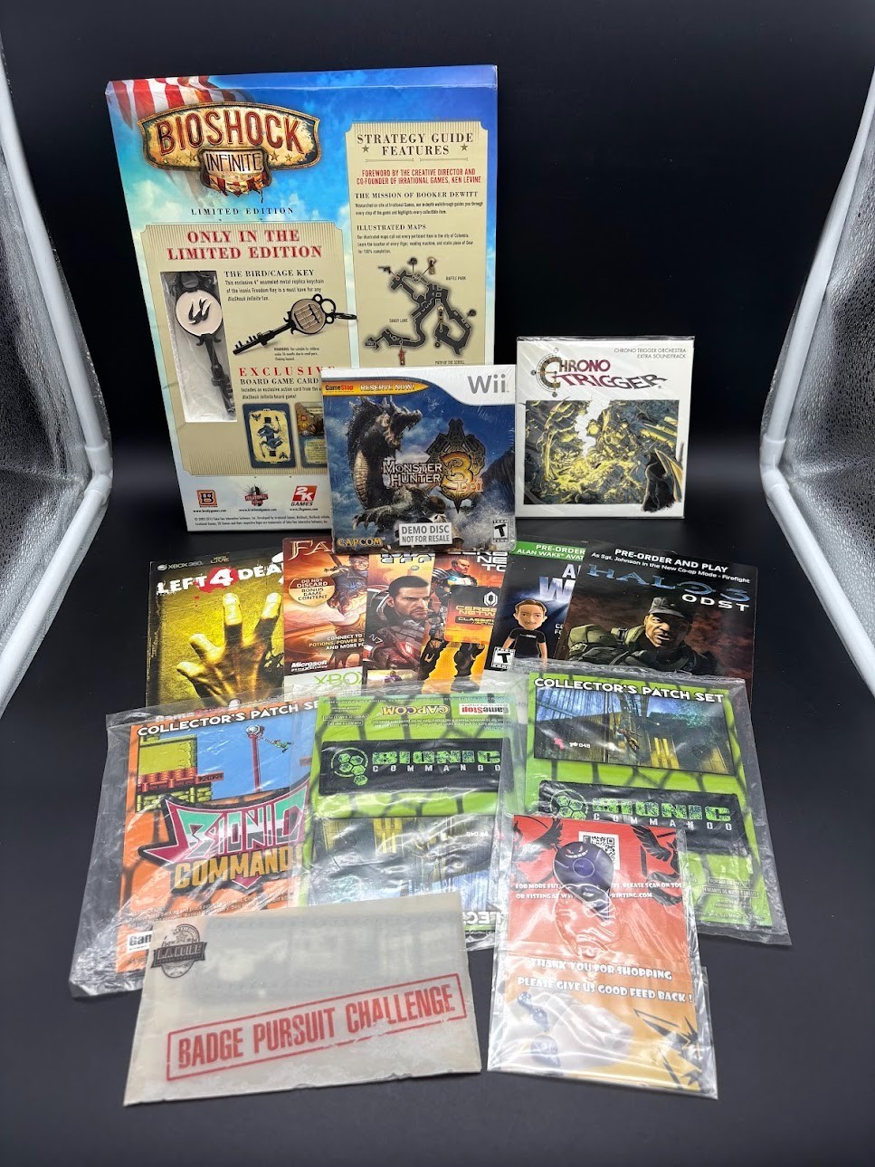GameStop Promos / Video Game Collectibles bundle – Chrono Trigger, Bioshock, ETC