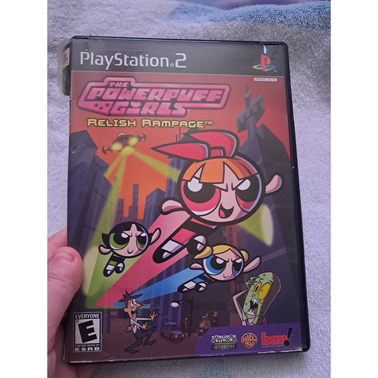 The Powerpuff Girls Relish Rampage PS2 PlayStation 2 Game SLUS 20585 CIB Fair Ca