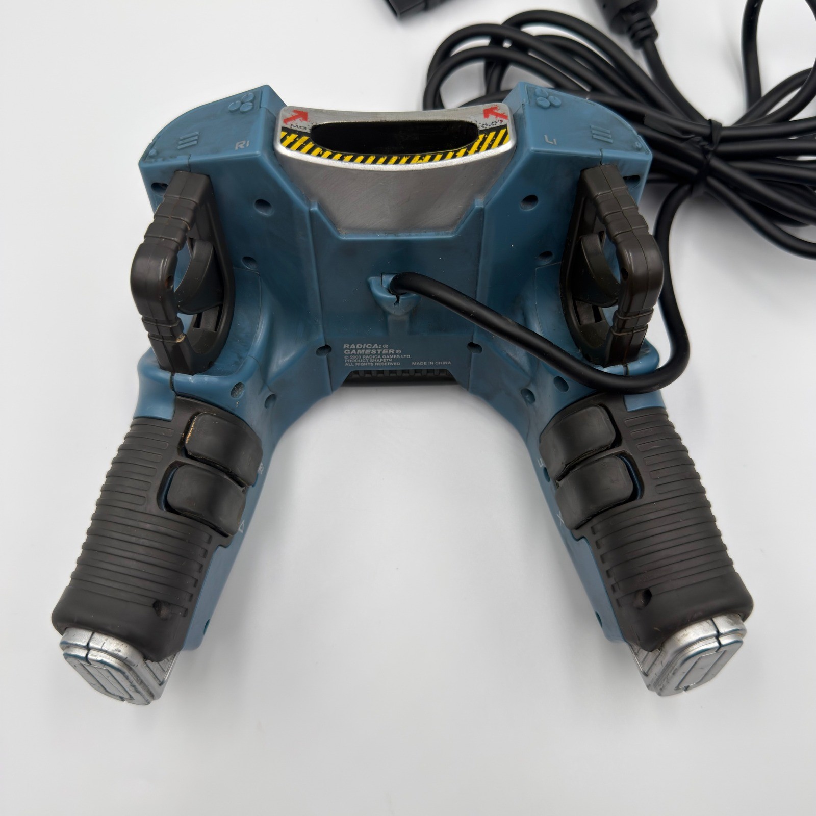 Radica Gamester FPS Master Controller PlayStation 2 PS2 Wired Blue Industrial
