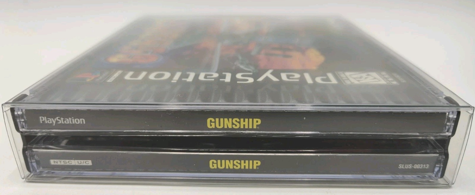 Gunship (PS1, 1996) *CIB w/ Reg Card + Case Protector* NM* Black Label* Tested!