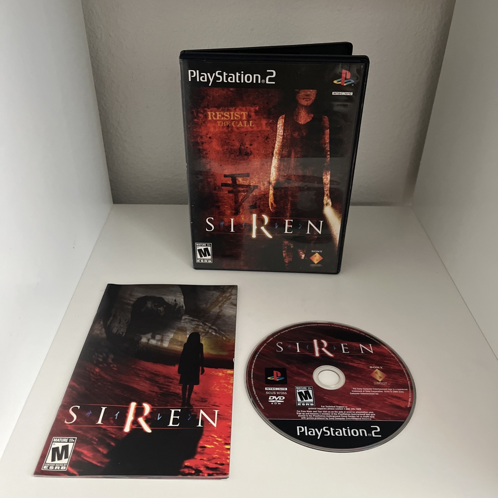 SiRen, Suffering, manhunt 2, Resident Evil Code: Veronica (Playstation 2) (CIB)