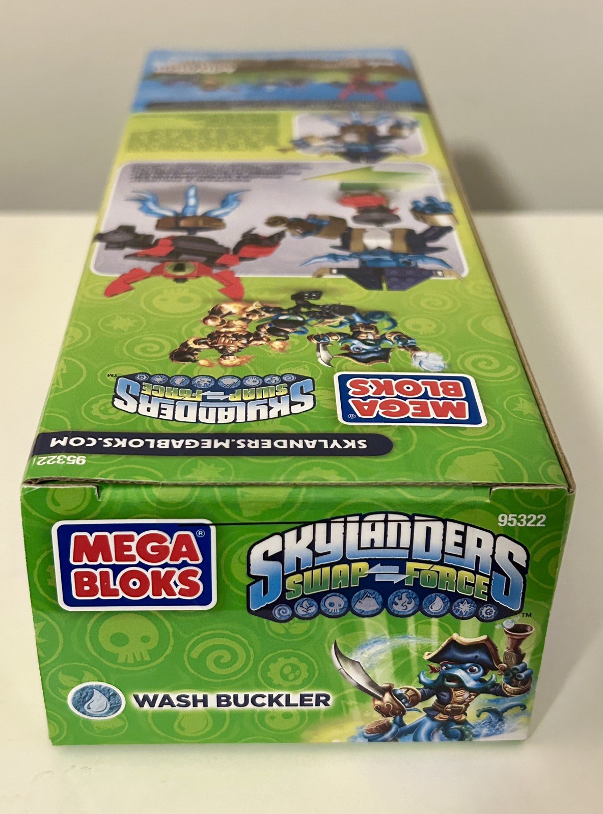 Skylanders – Swap Force – MEGA BLOKS – Wash Buckler 🐙 Rare – BNIFSP