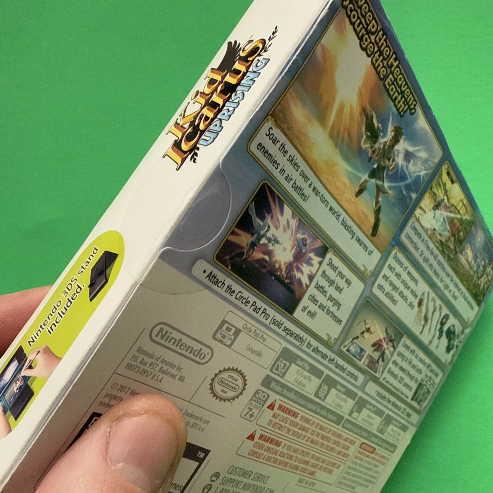 Kid Icarus Uprising (Nintendo 3DS, 2012) Box Opened / Game New Sealed