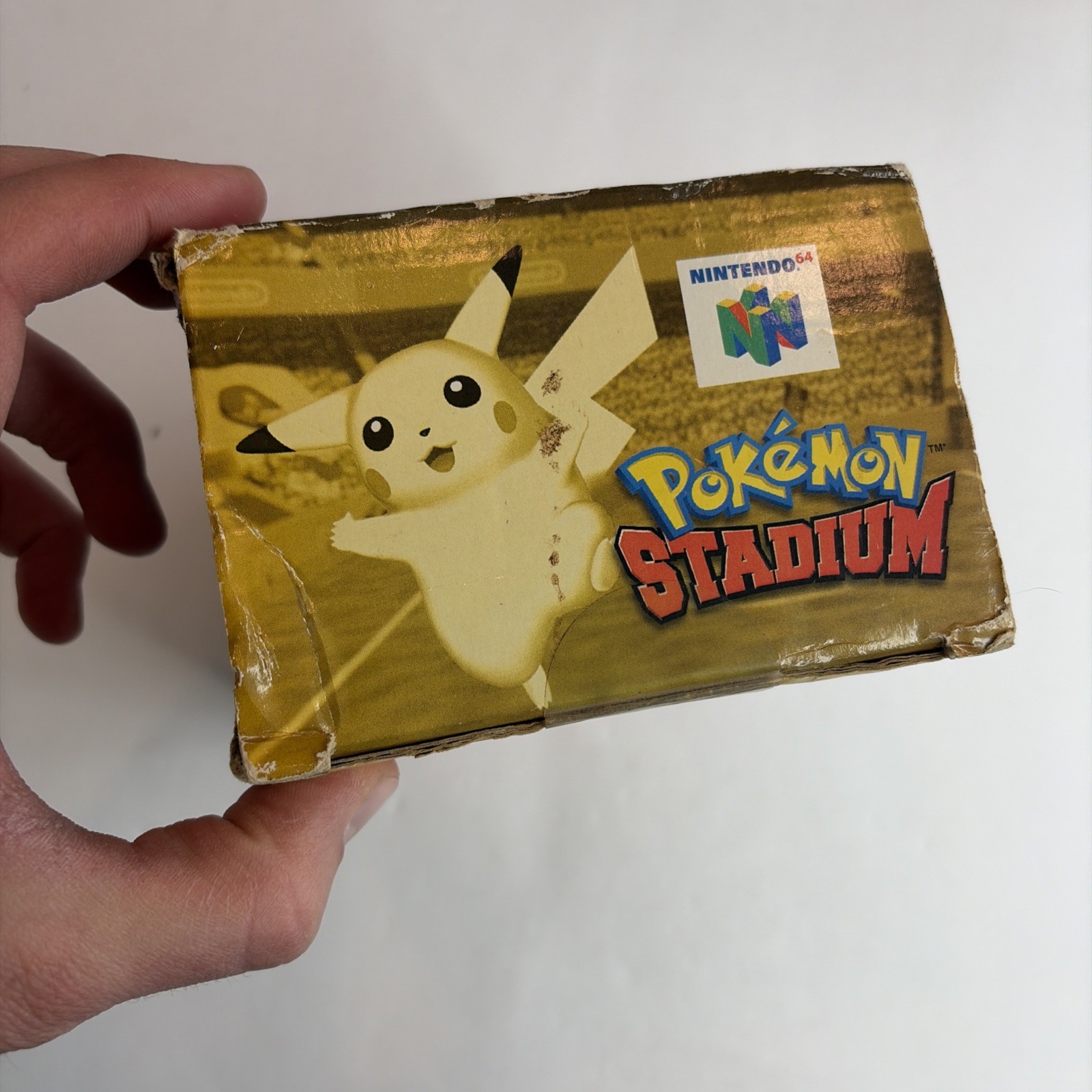 Pokemon Stadium – Nintendo 64 Big Box w/ Transfer Pak (Tested)
