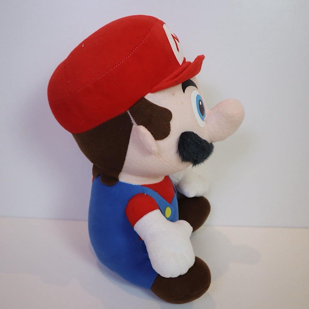 Vintage Super Mario Large Plush Banpresto Japan Nintendo Official Toy 38cm w Tag