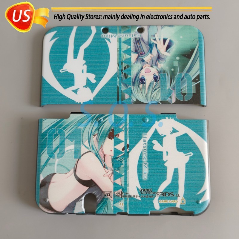 For Nintendo New 3DS XL 3DS LL Protective Top & Bottom Case Cover Housing Shell
