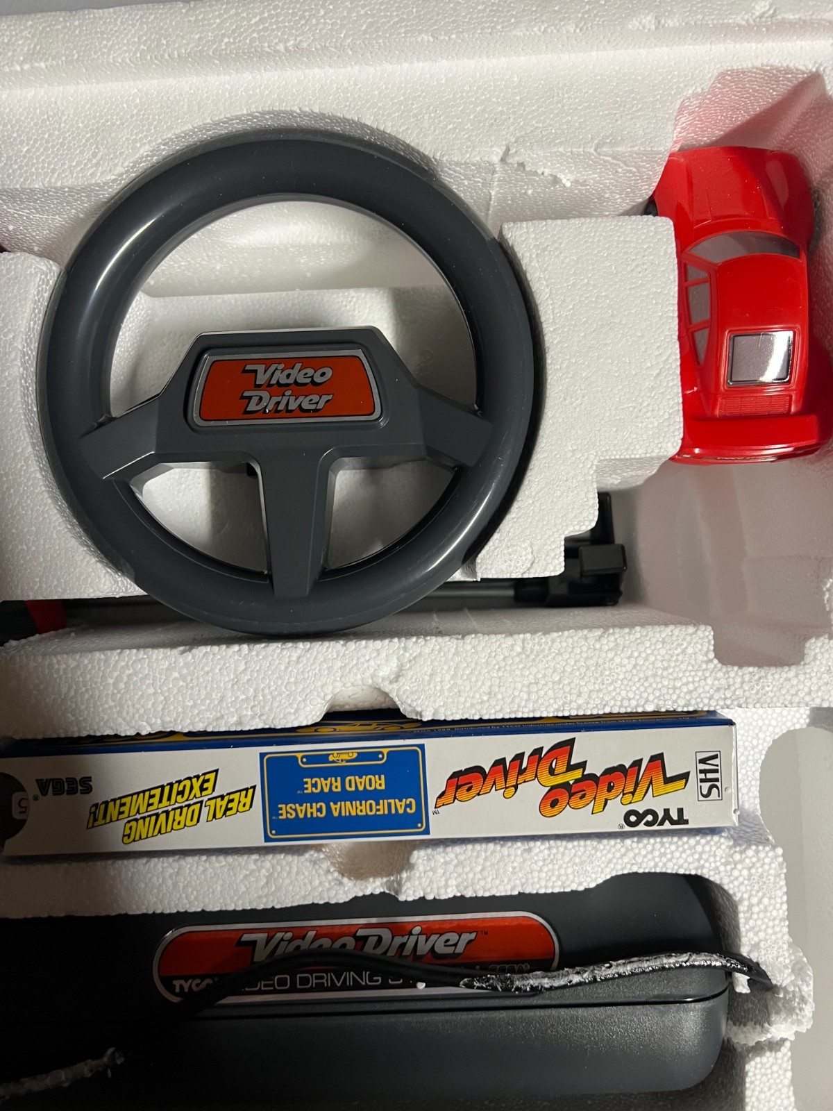 Sega Tyco Video Driver VHS Video Game Instructions Complete Rare Retro