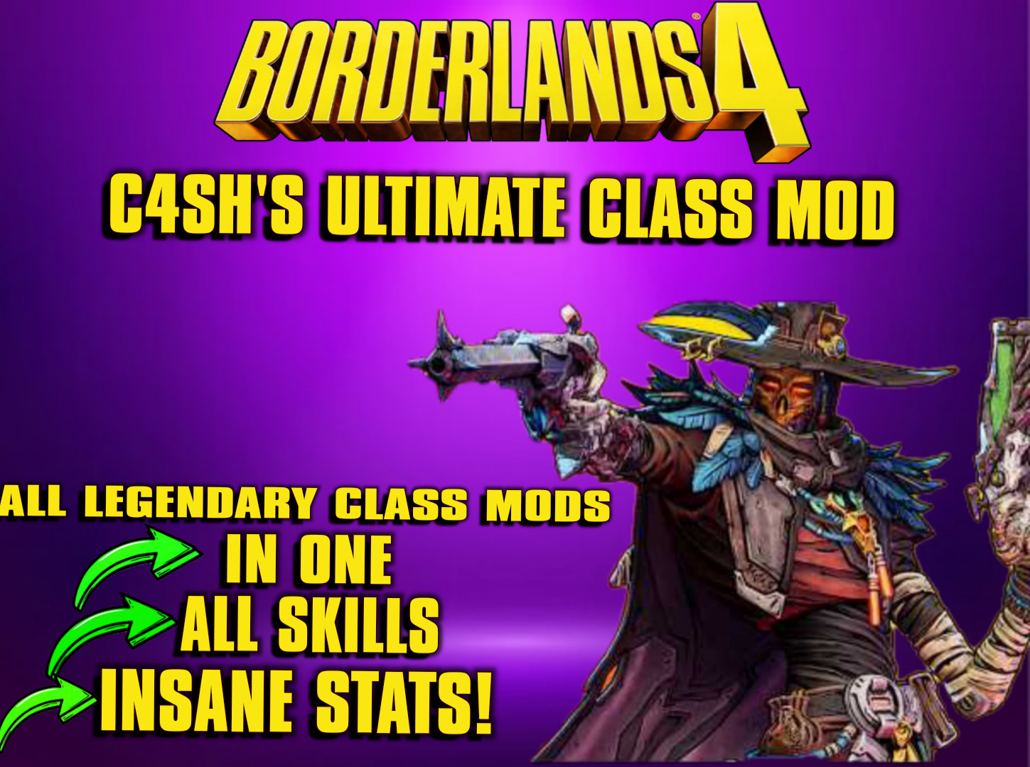Borderlands 4 C4SH Ultimate CM All Legendary Class Mods In One PC-PS-XBOX✅🔥🔥🔥