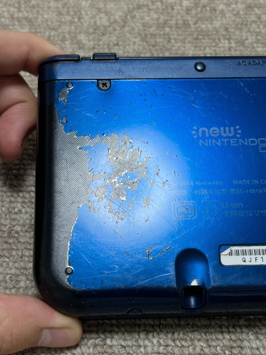 New 3DS LL XL Metalic blue Japan Nintendo Console region Japanese B42