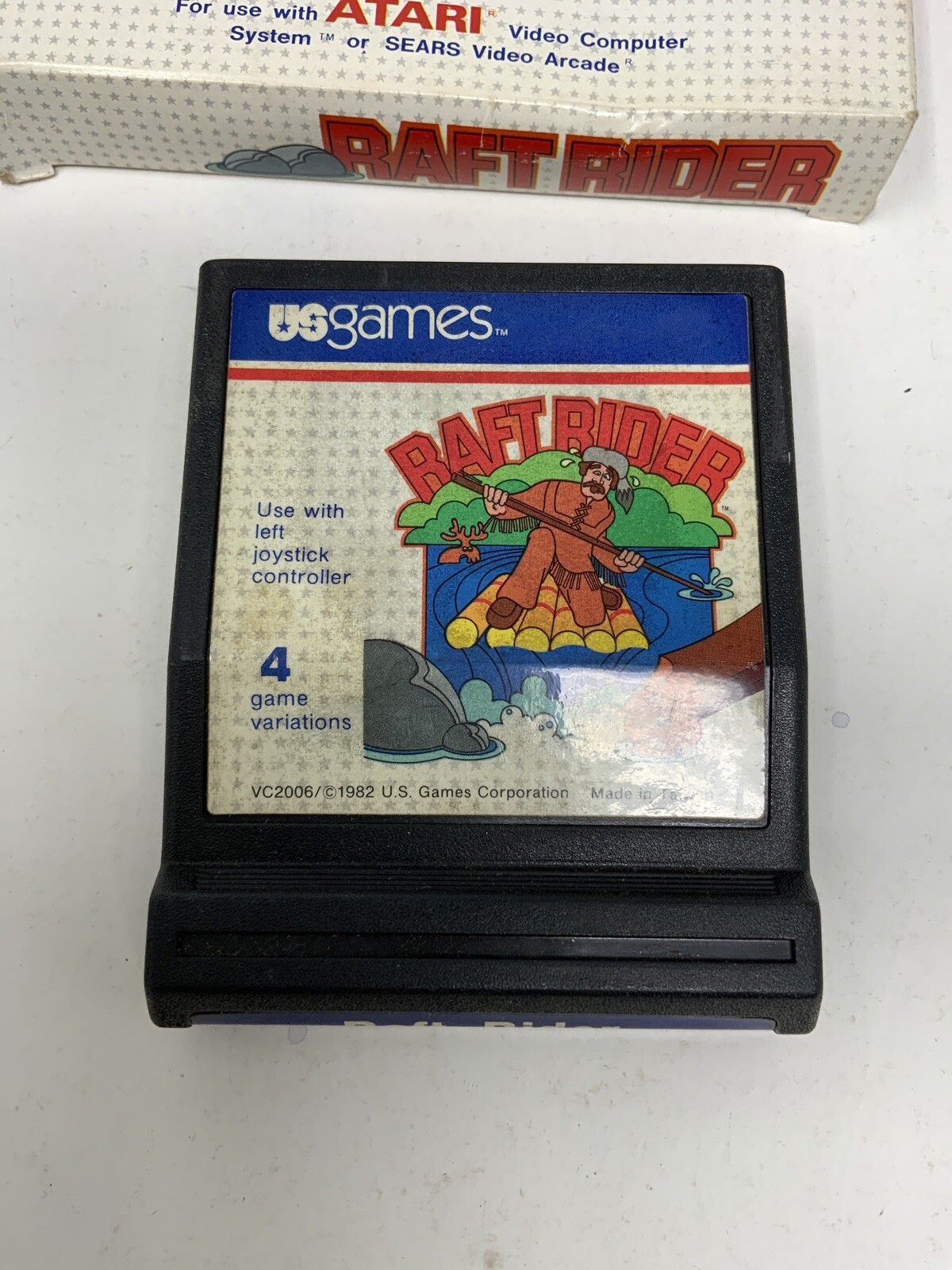 Raft Rider (Atari 2600, 1982) Complete In Box Tested And Working