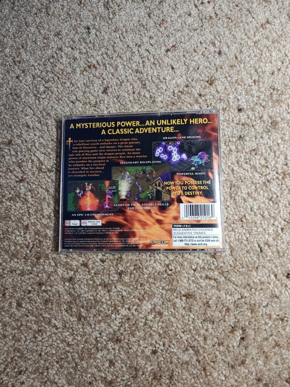 Breath of Fire III (Sony PlayStation 1) Complete PS1