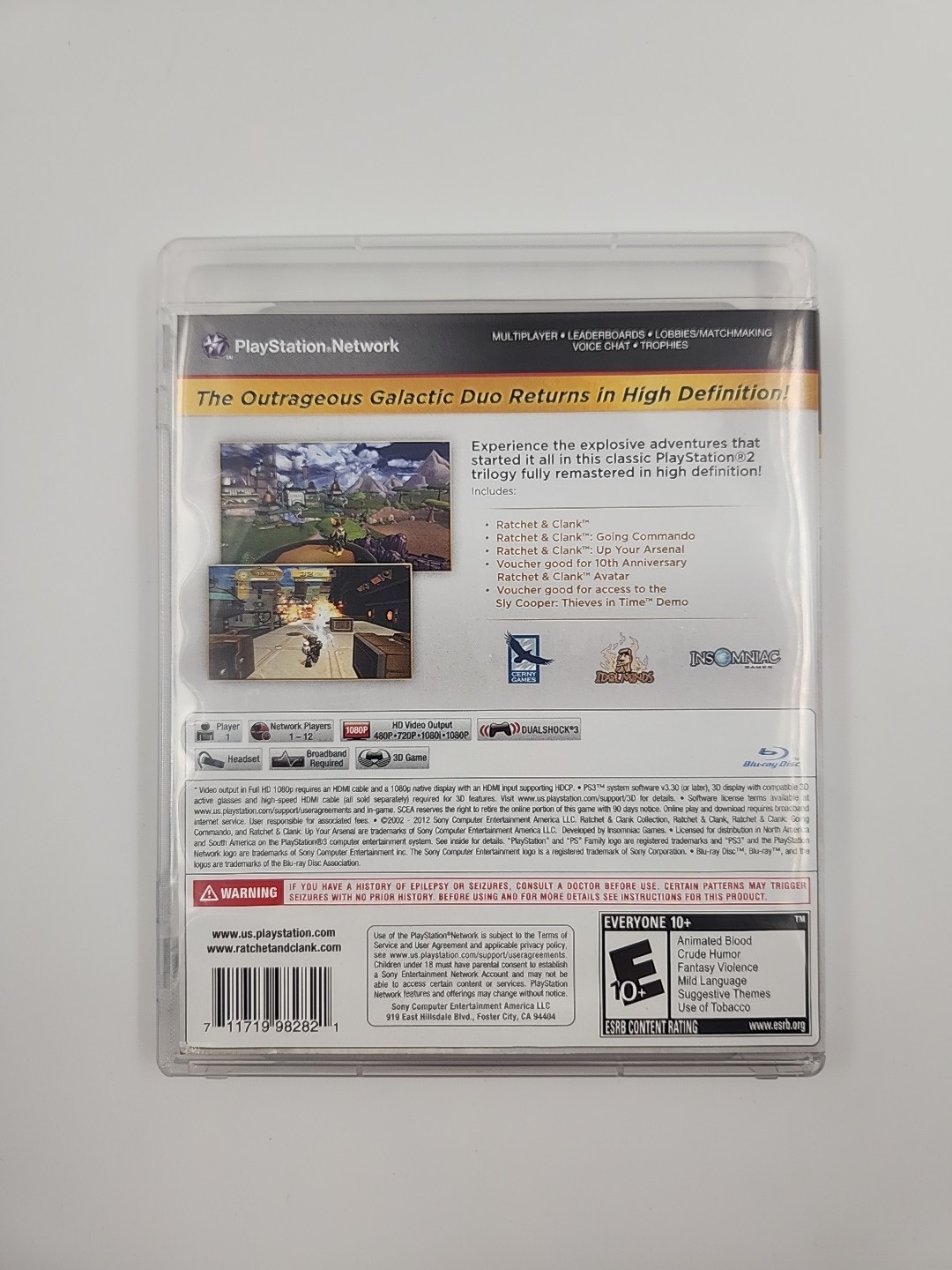 Ratchet & Clank Collection PS3 PlayStation 3