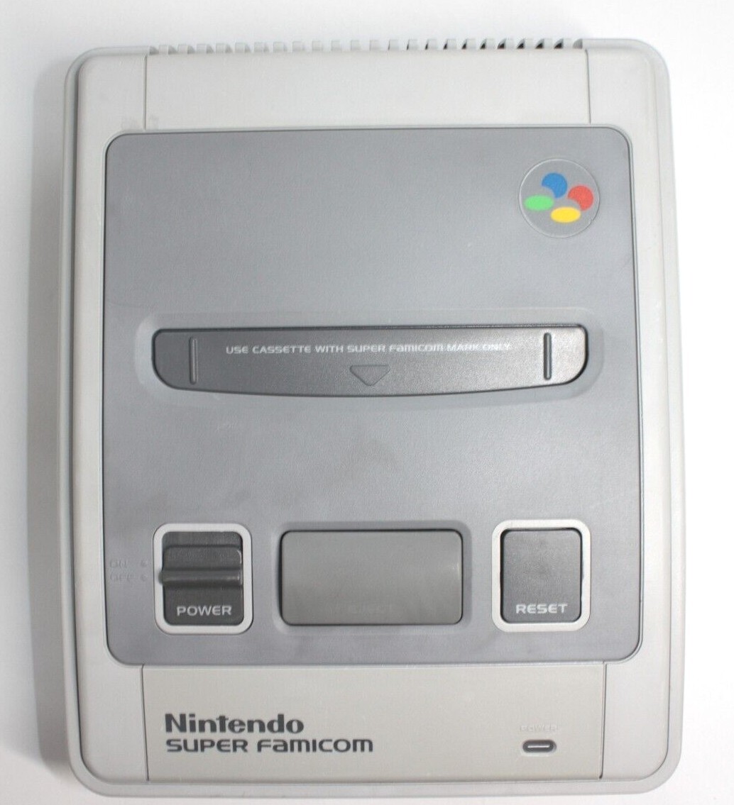 Nintendo Super Famicom Console Set SFC Japanese Language Edition Working Tested