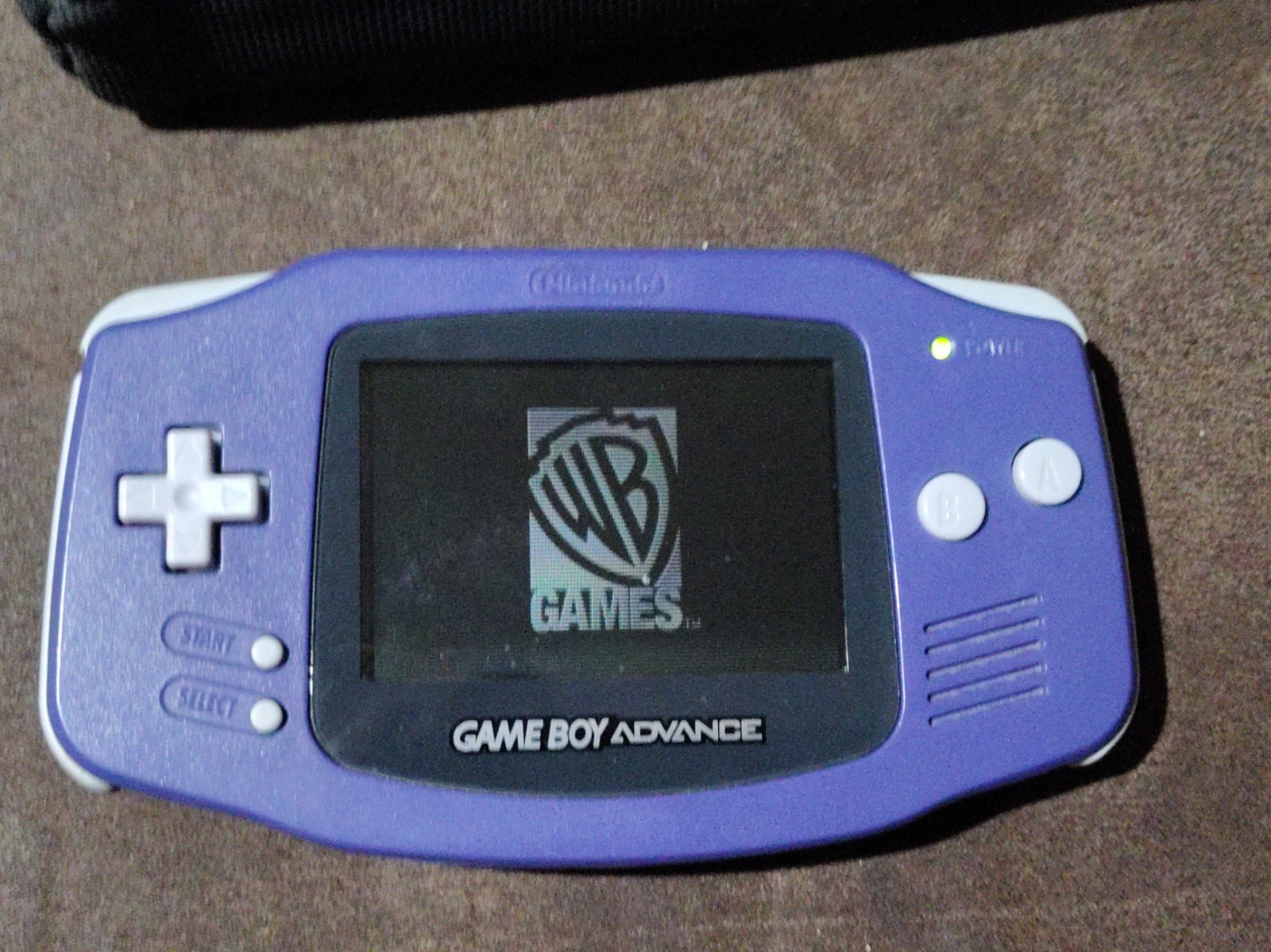 Nintendo Game Boy Advance Handheld Purple 1 Game 1 Case. Fully Tested AGB-001