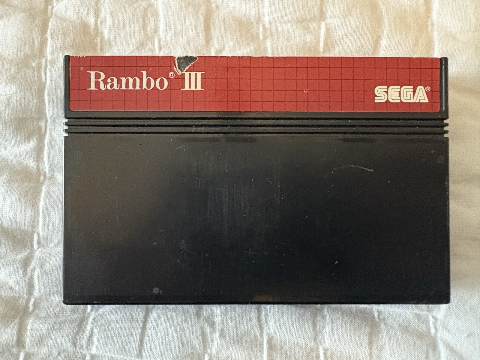 Sega Master System Lot Light phaser, OEM Cable And Rambo 3. Read Description!