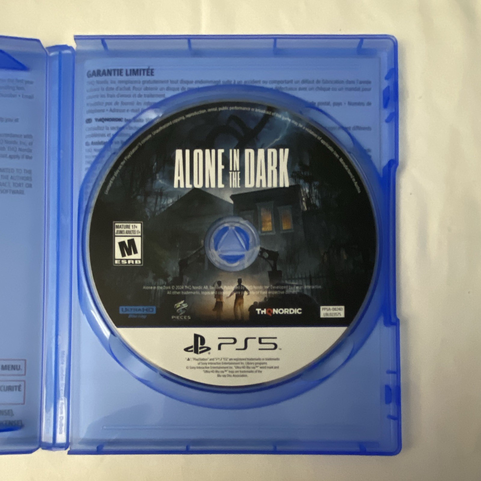 THQ Nordic Alone in the Dark Sony PlayStation 5 PS5 M Mature NTSC-U/C 2024