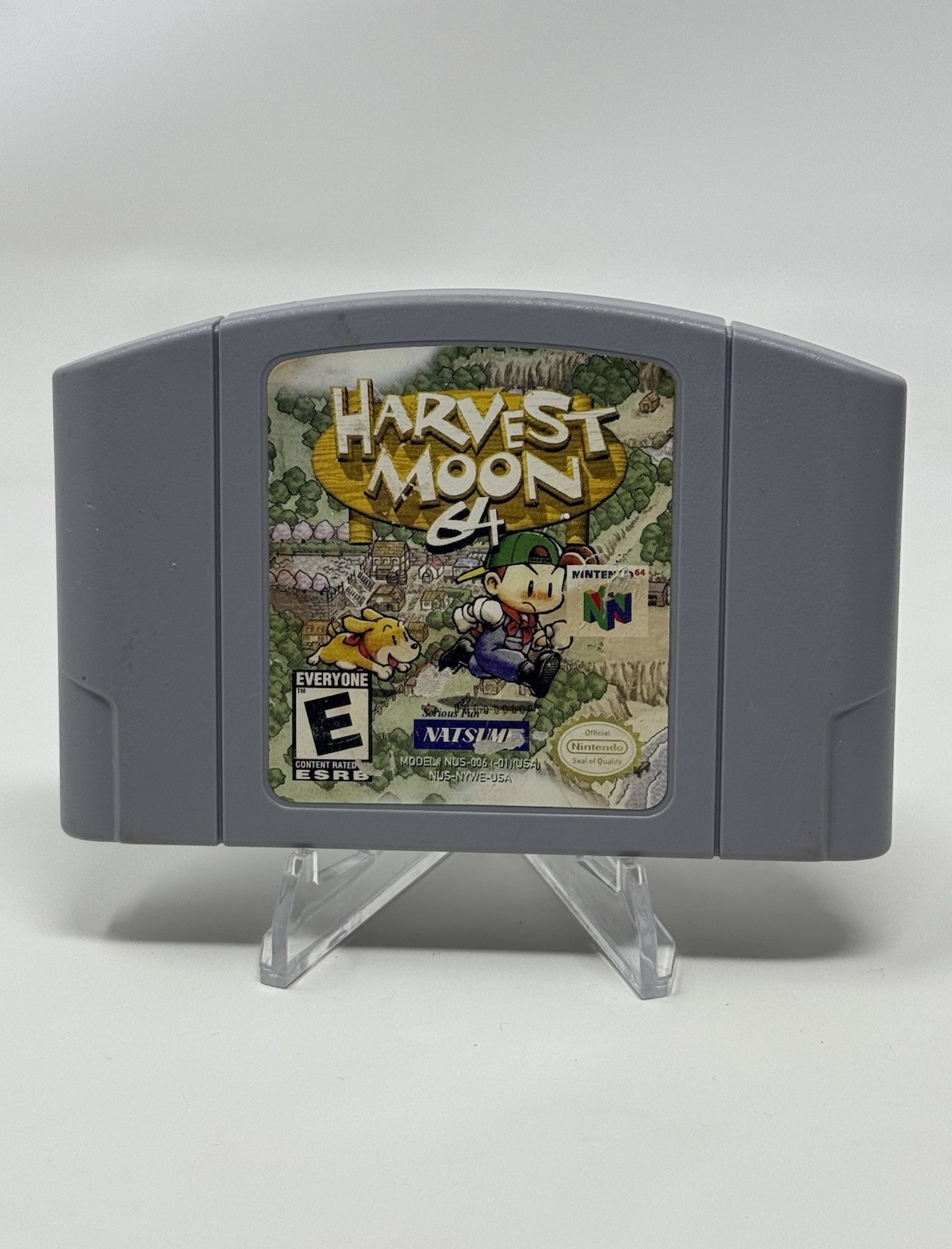 Harvest Moon N64 Nintendo 64 Authentic Game Cart Cleaned Tested Retro Fun Kids