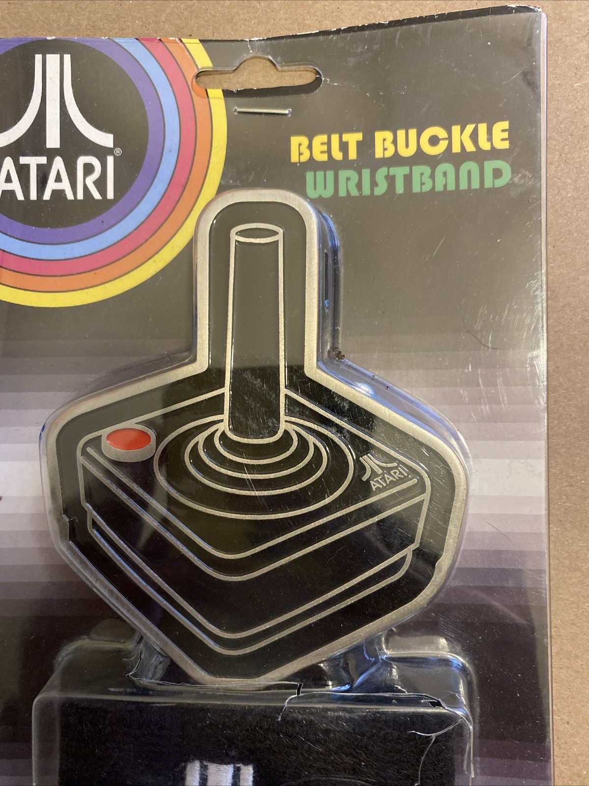 Atari Joystick Belt Buckle and Wristband Retro Style Collectible 
