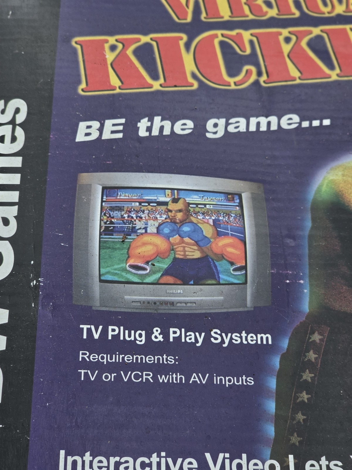 Virtual Kickboxing Plug and Play TV Game SDW Games 2000s Boxing Console Complete