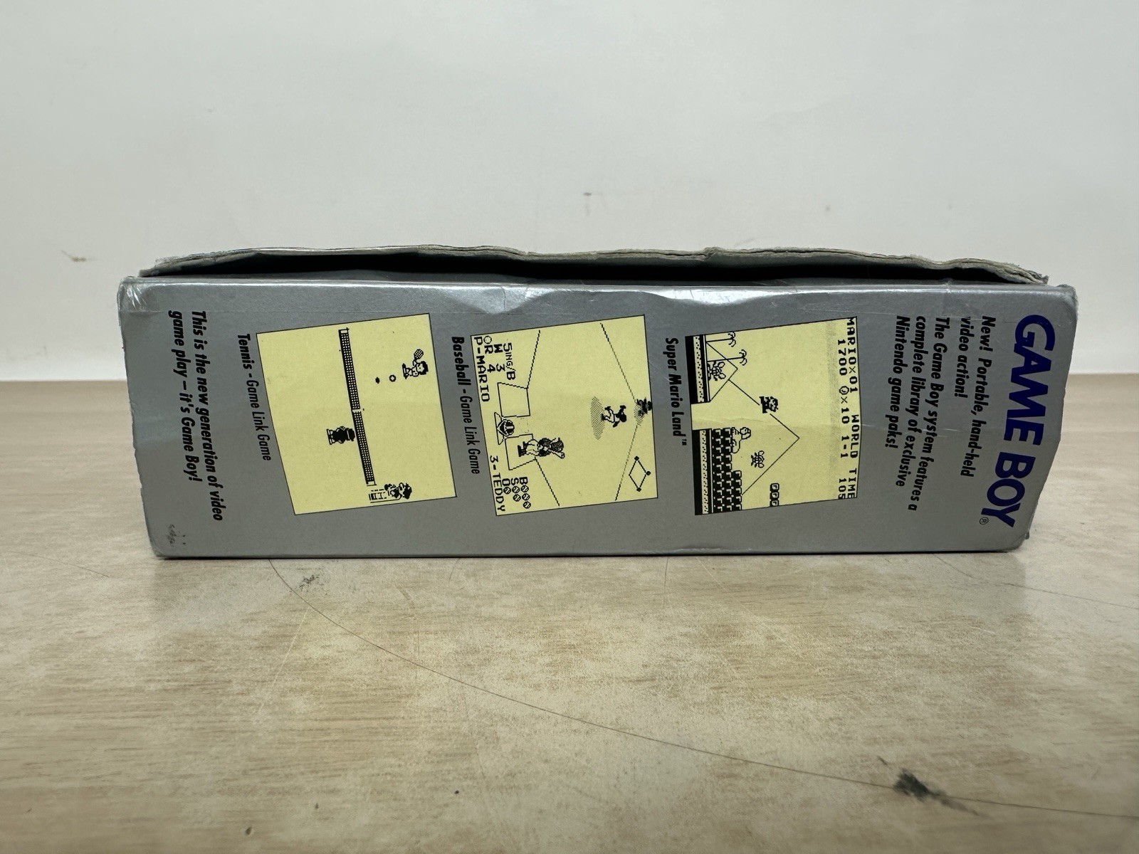 Original Game Boy 1989 DMG-01 Gameboy w/ Box, Foam, Cable, Inserts – WORKS!