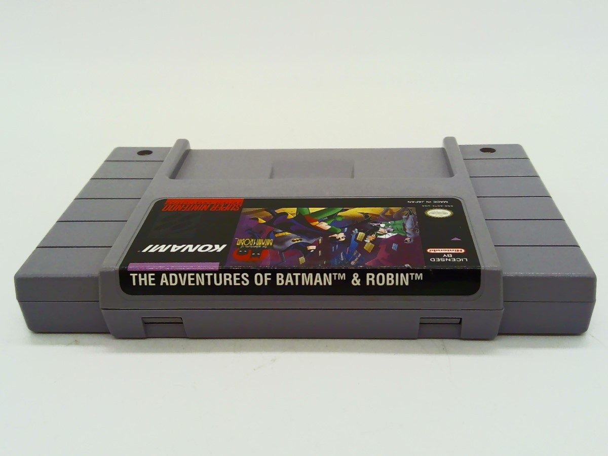NINTENDO SNES THE ADVENTURES OF BATMAN & ROBIN KONAMI 1991/1992 Japa (EC3041231)