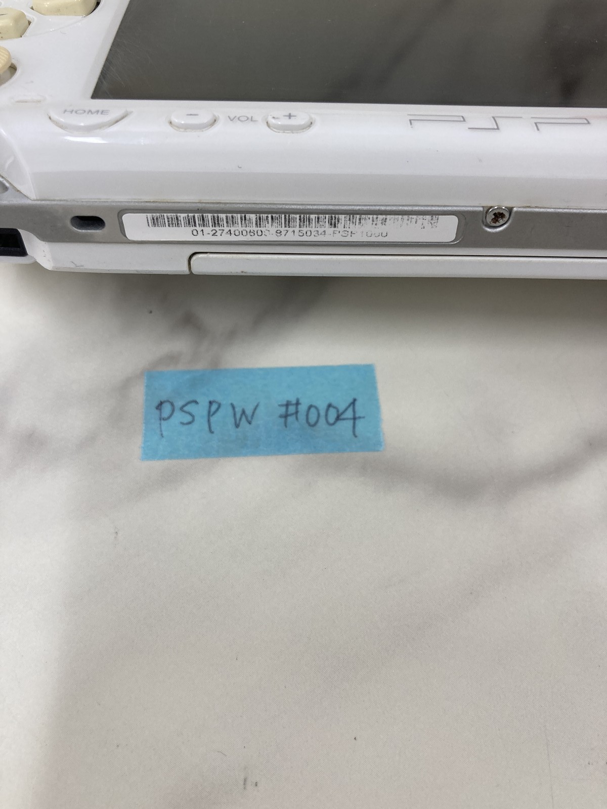 Used White PSP-1000 Console only | Tested | US Shipping | PSPW#004