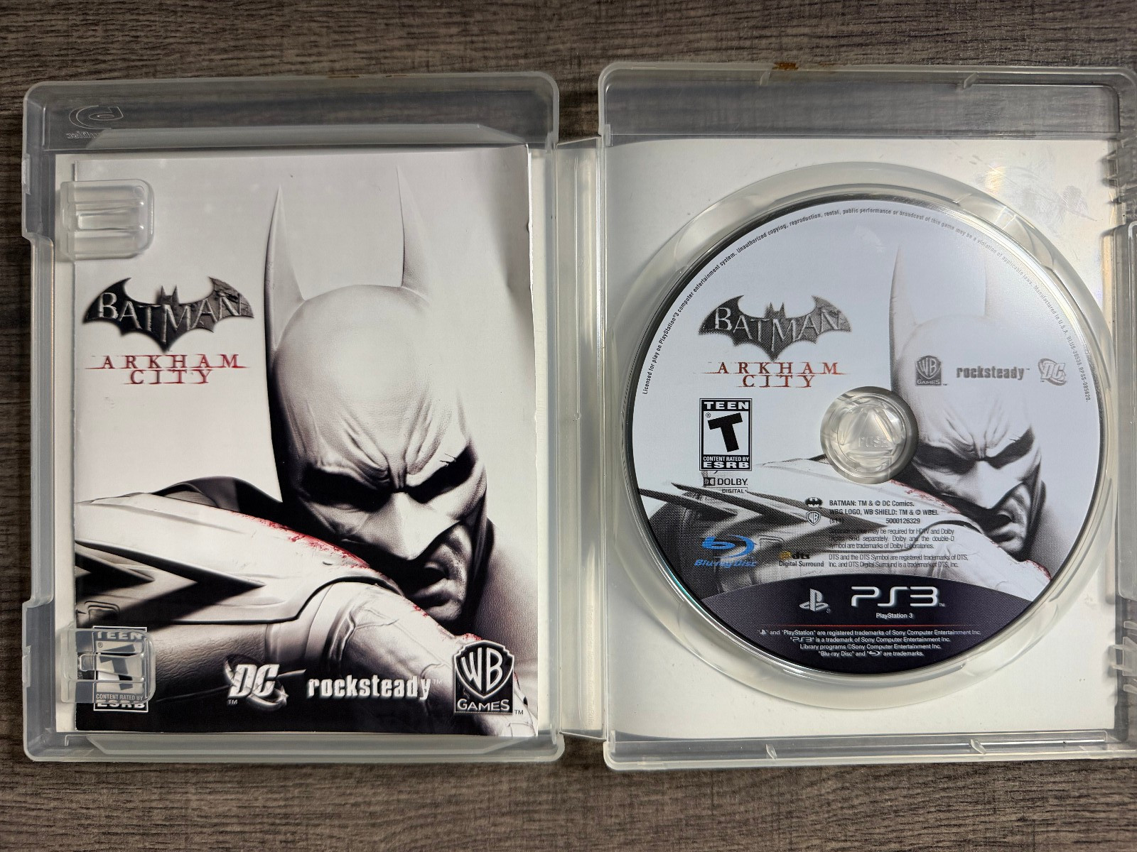 Batman Arkham City – Sony Playstation 3 PS3 – WB Games – Acceptable Condition