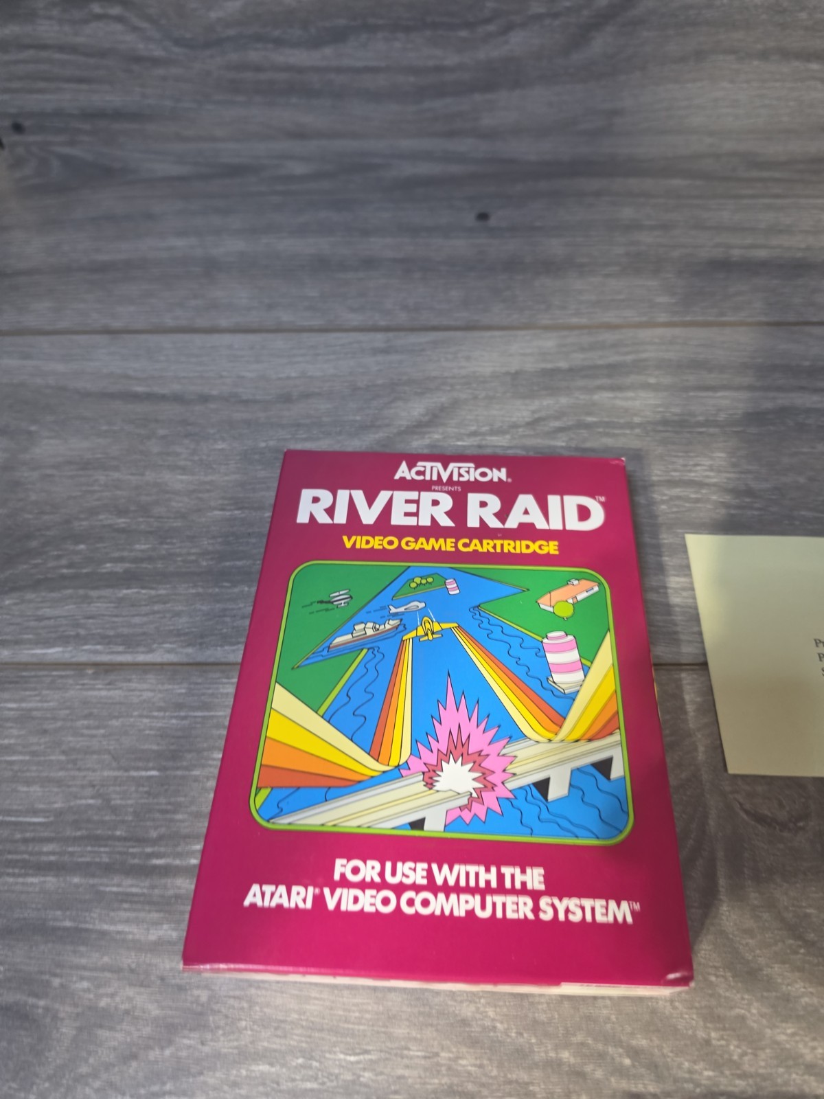 River Raid (Atari 2600) CIB Complete In Box W/ Manuals & Inserts – Tested