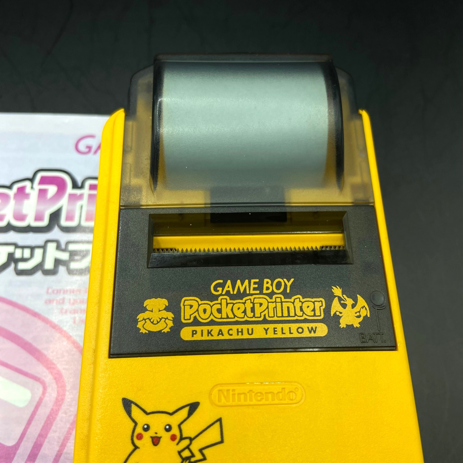 Nintendo Game Boy Pocket Printer Pikachu Yellow MGB-007 – Tested