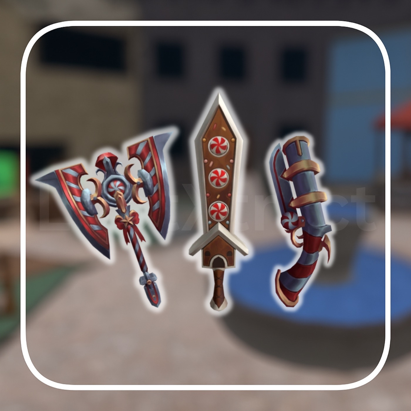 Full Swirly Set | MM2 Murder Mystery 2 Rare Weapons & Knives | Limited Edition
