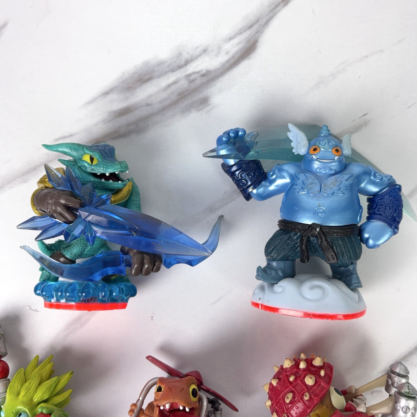 Lot of 5 Skylander’s Trap Team Figures Gusto Snapshot Food Fight Shroomboom