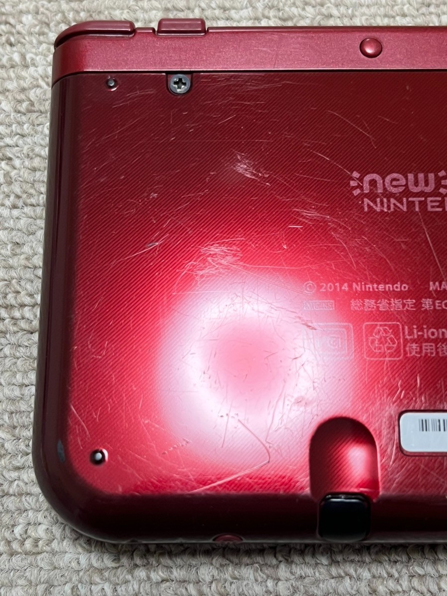 New 3DS LL XL Metalic red Japan Nintendo Console region Japanese B982 dual IPS