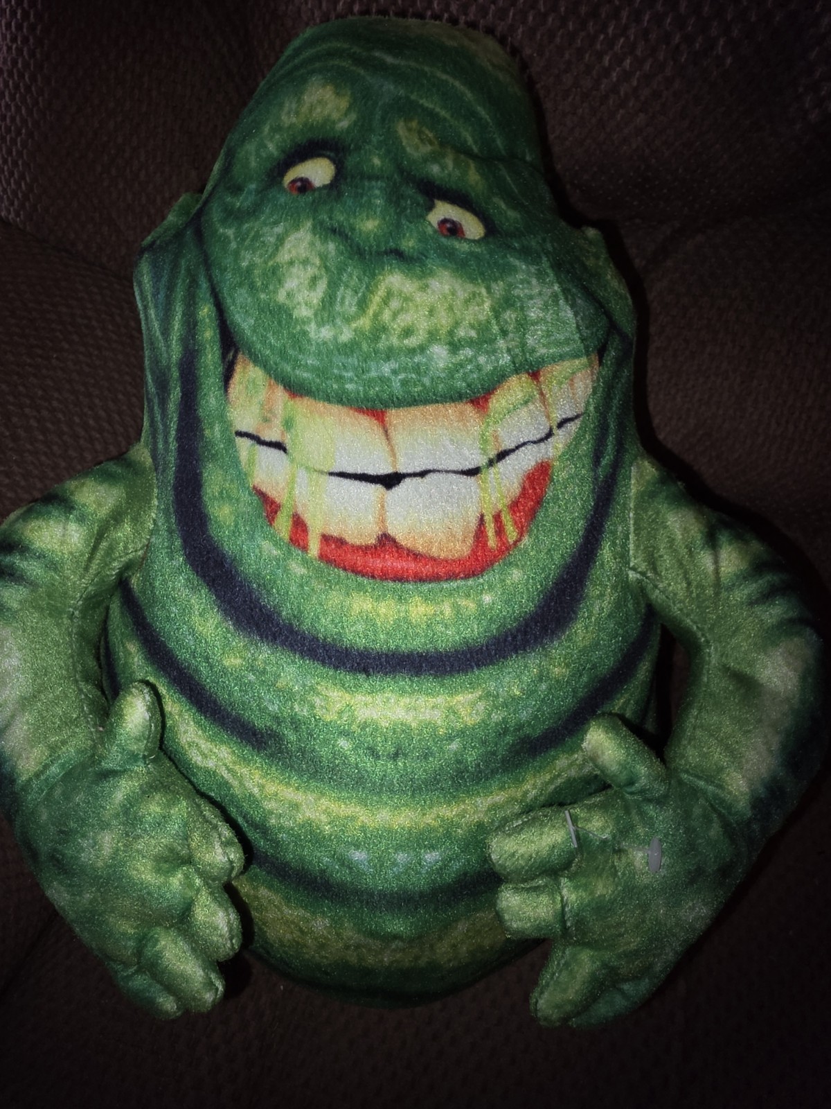 Large 10″ Ghostbusters Plush Toy SLIMER Happy Ghost. Green Stuffed Animal no tag