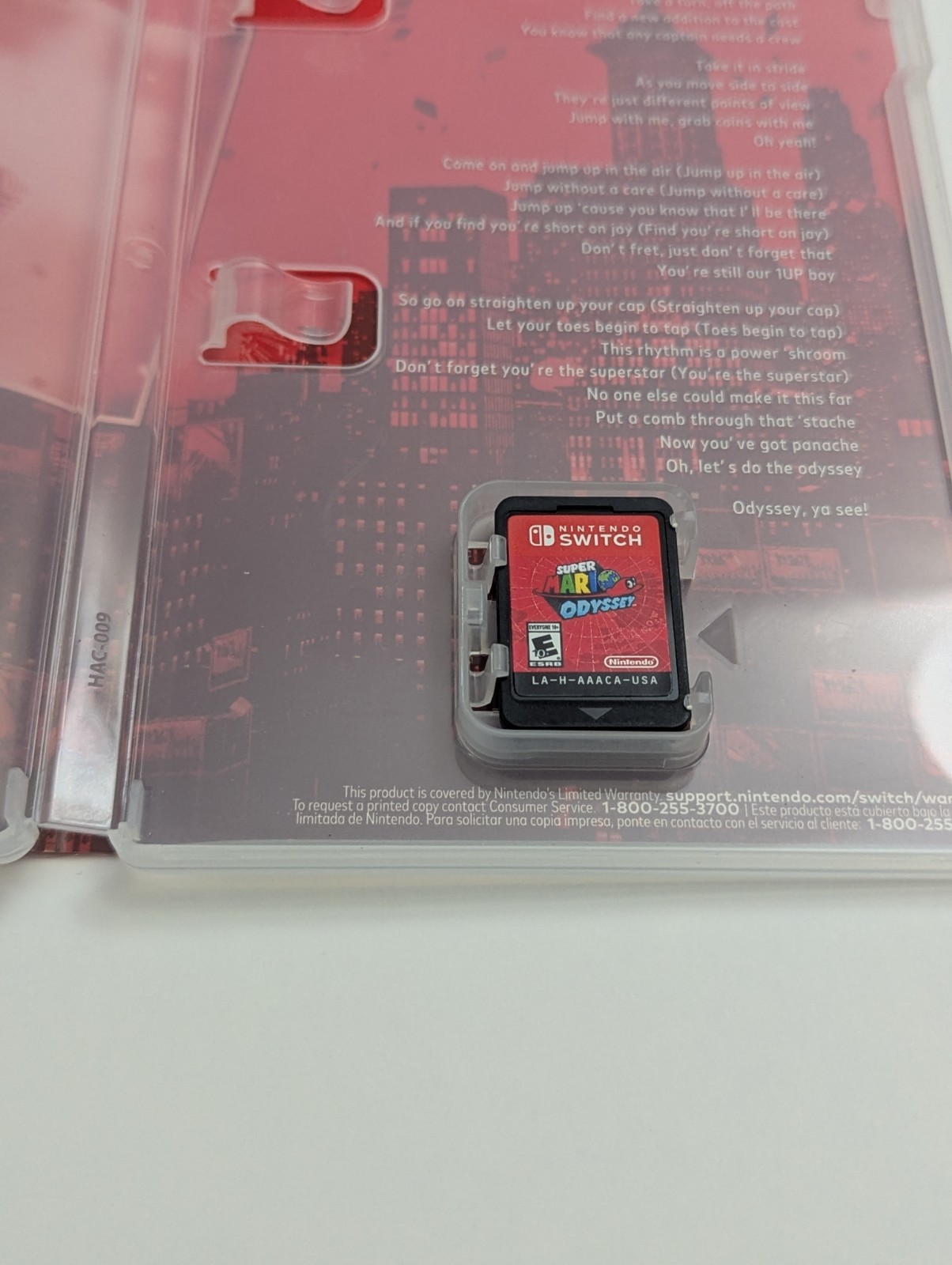 Super Mario Odyssey (Nintendo Switch, 2017) with Case – Tested