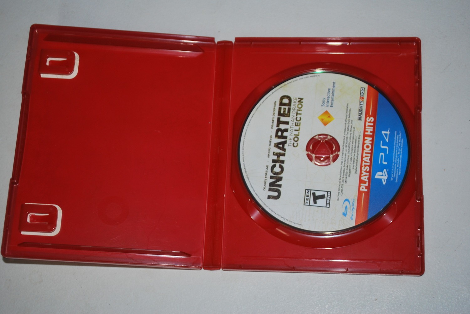 Uncharted The Nathan Drake Collection PlayStation 4 PS4 2015 No booklet Nice!