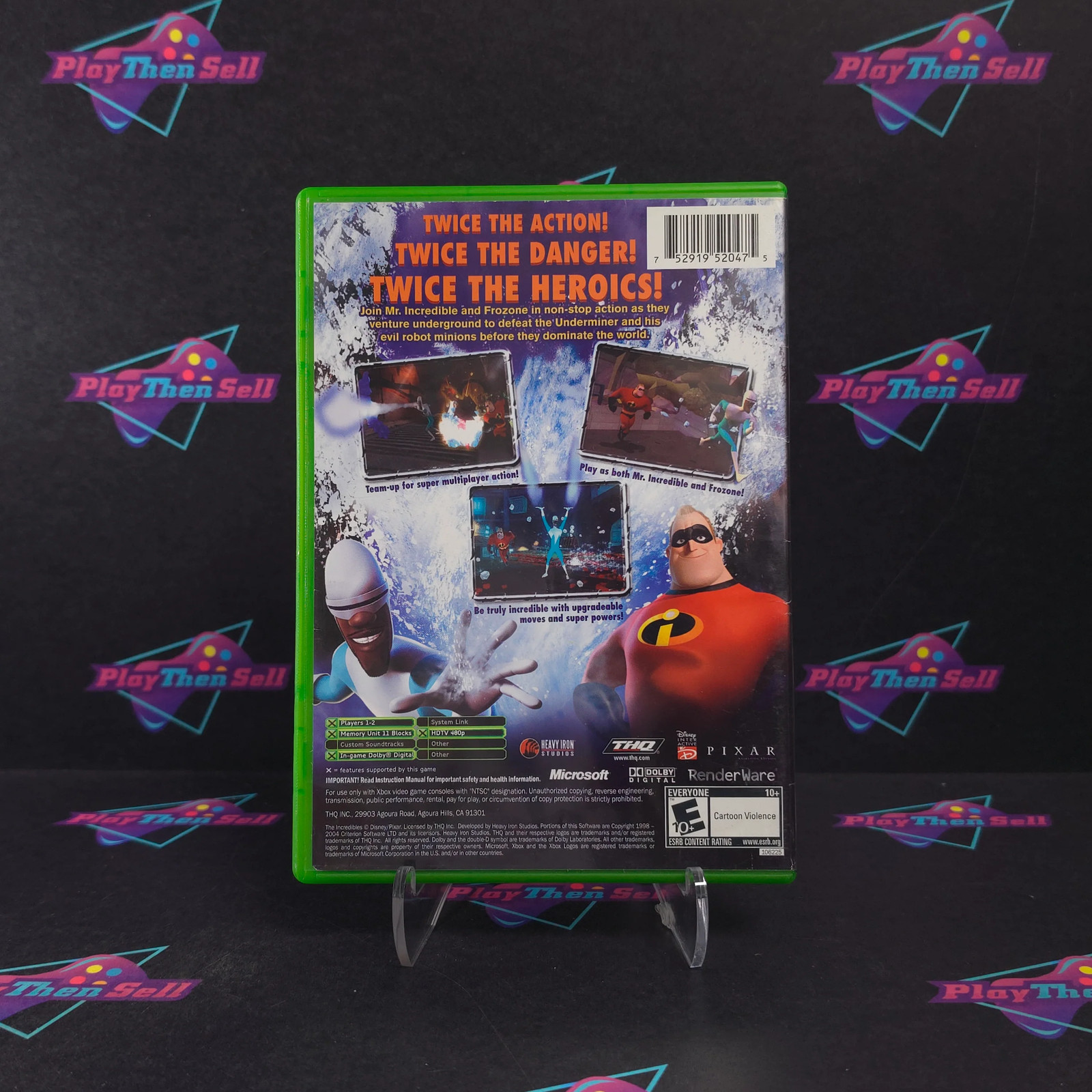 The Incredibles Rise of the Underminer Xbox Complete – Very Good – 1 Year