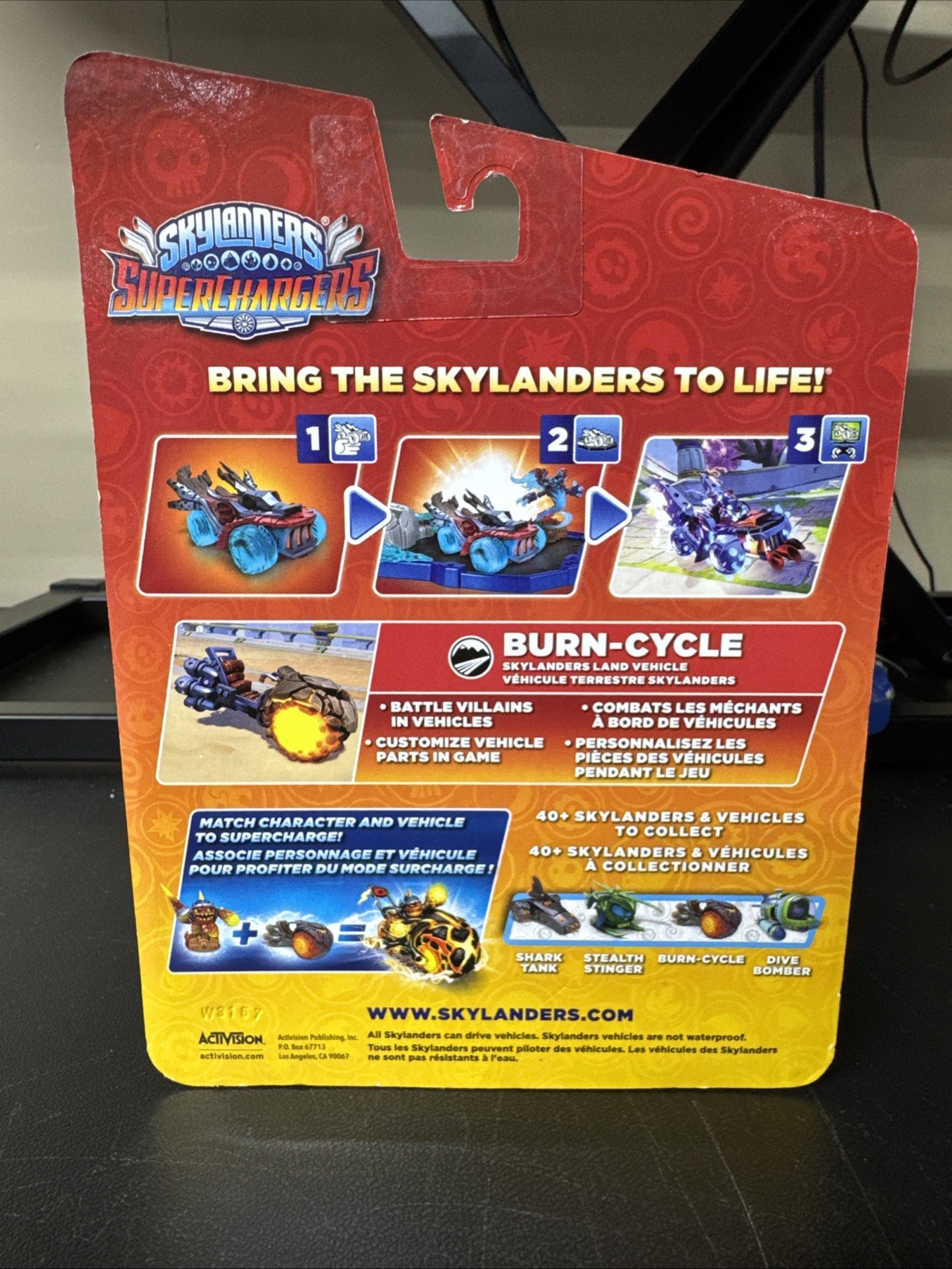 Skylanders Superchargers Burn-Cycle Vehicle NEW