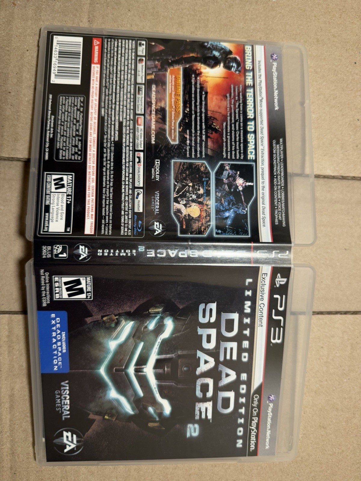 Dead Space 2 Collector’s Edition PS3 Plasma Cutter Sealed Soundtrack Tested