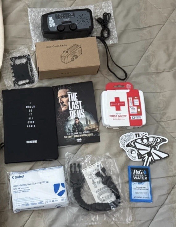 The Last of Us Survival Backpack Kit – Sony Booth Exclusive SDCC – In Hand
