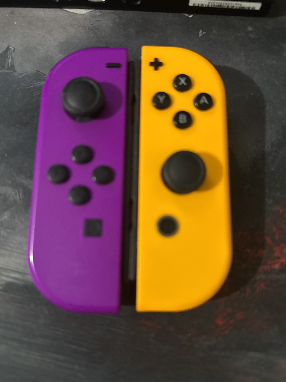 Nintendo Switch Console Yellow & Purple Joy-Con Detachable Controllers Handheld