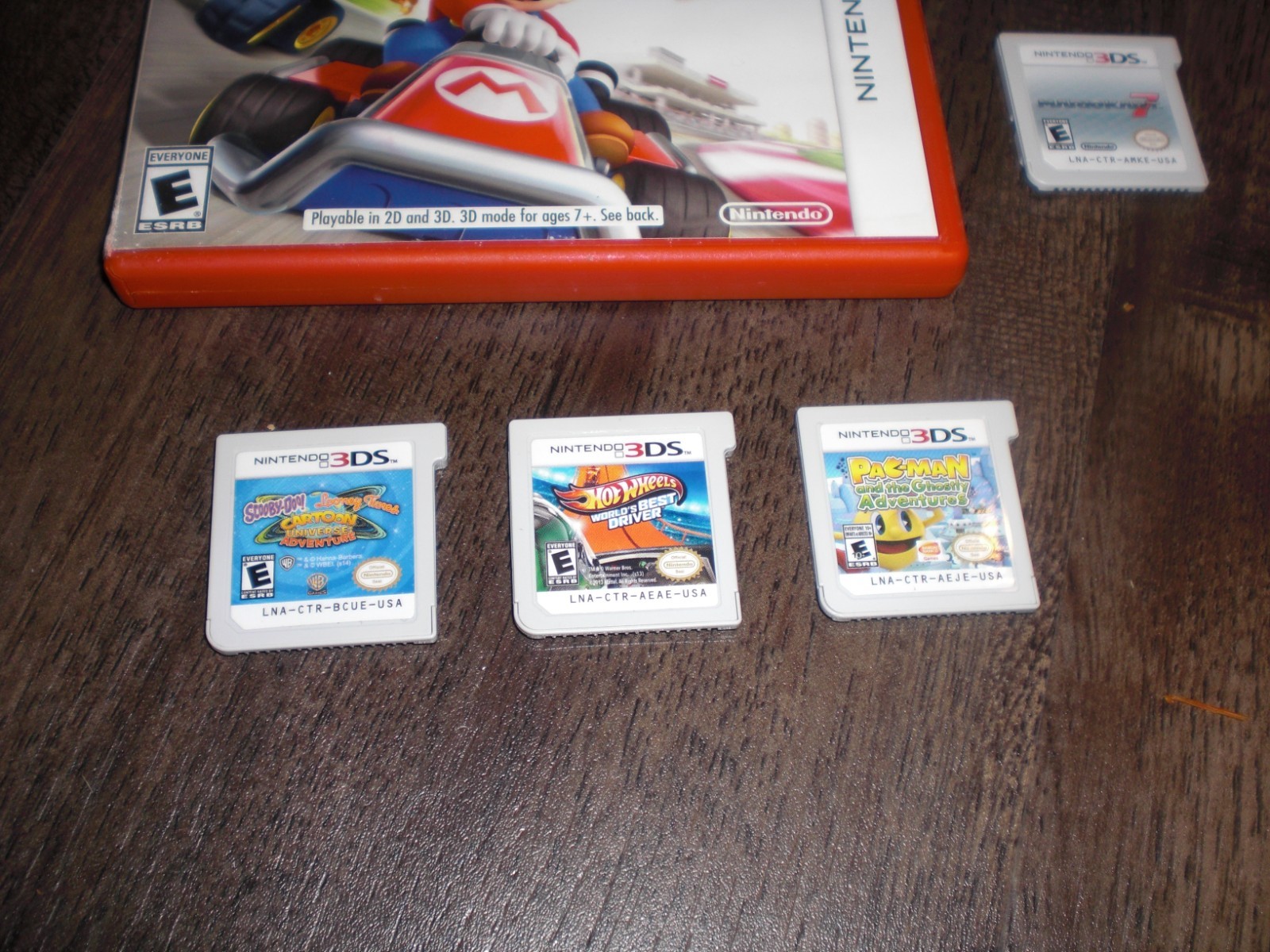 Scooby Doo Looney Tunes Universe Hot Wheels PacMan Mario Kart 7 Nintendo 3DS 2DS