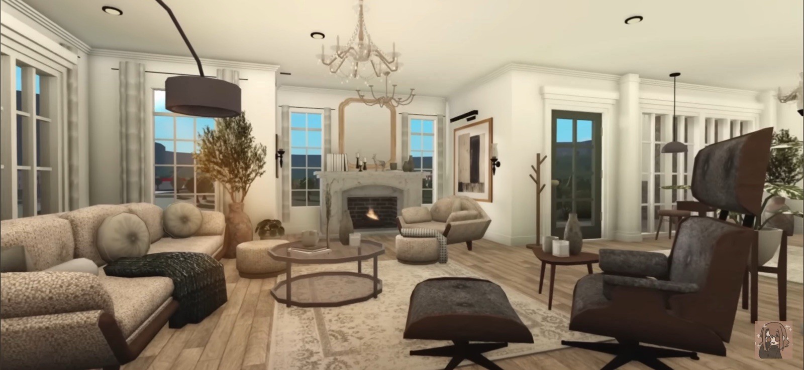 BLOXBURG SUBURBAN HILLSIDE HOME.CHECK DESCRIPTION.FASTBUILDER AFFORDABLE PRICE