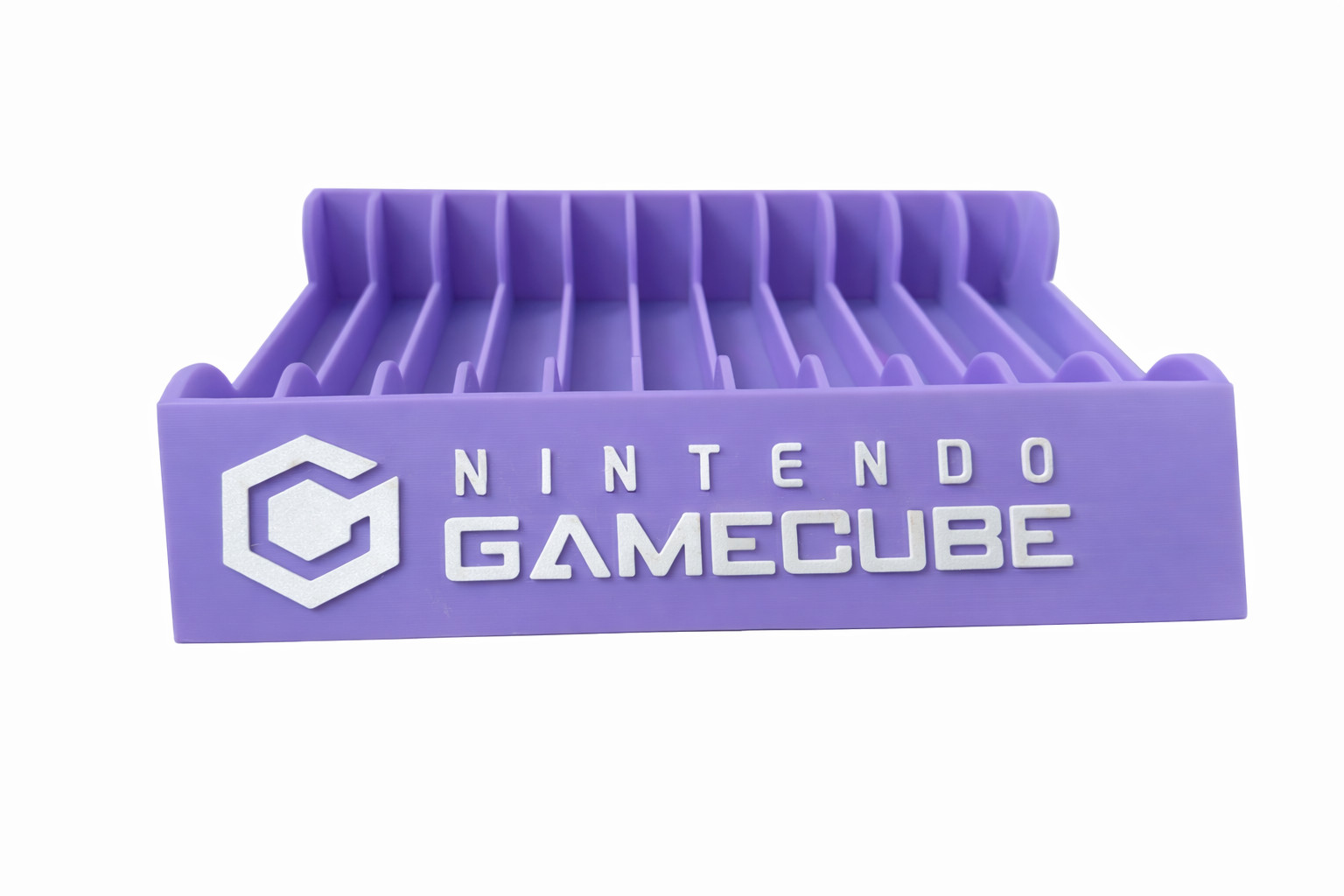Nintendo Gamecube Videogame Holder Display Holds 12 Game Cases 3d Printed PLA