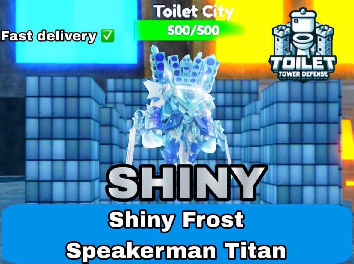 SHINY FROST SPEAKERMAN TITAN – TOILET TOWER DEFENSE – TTD UNIT