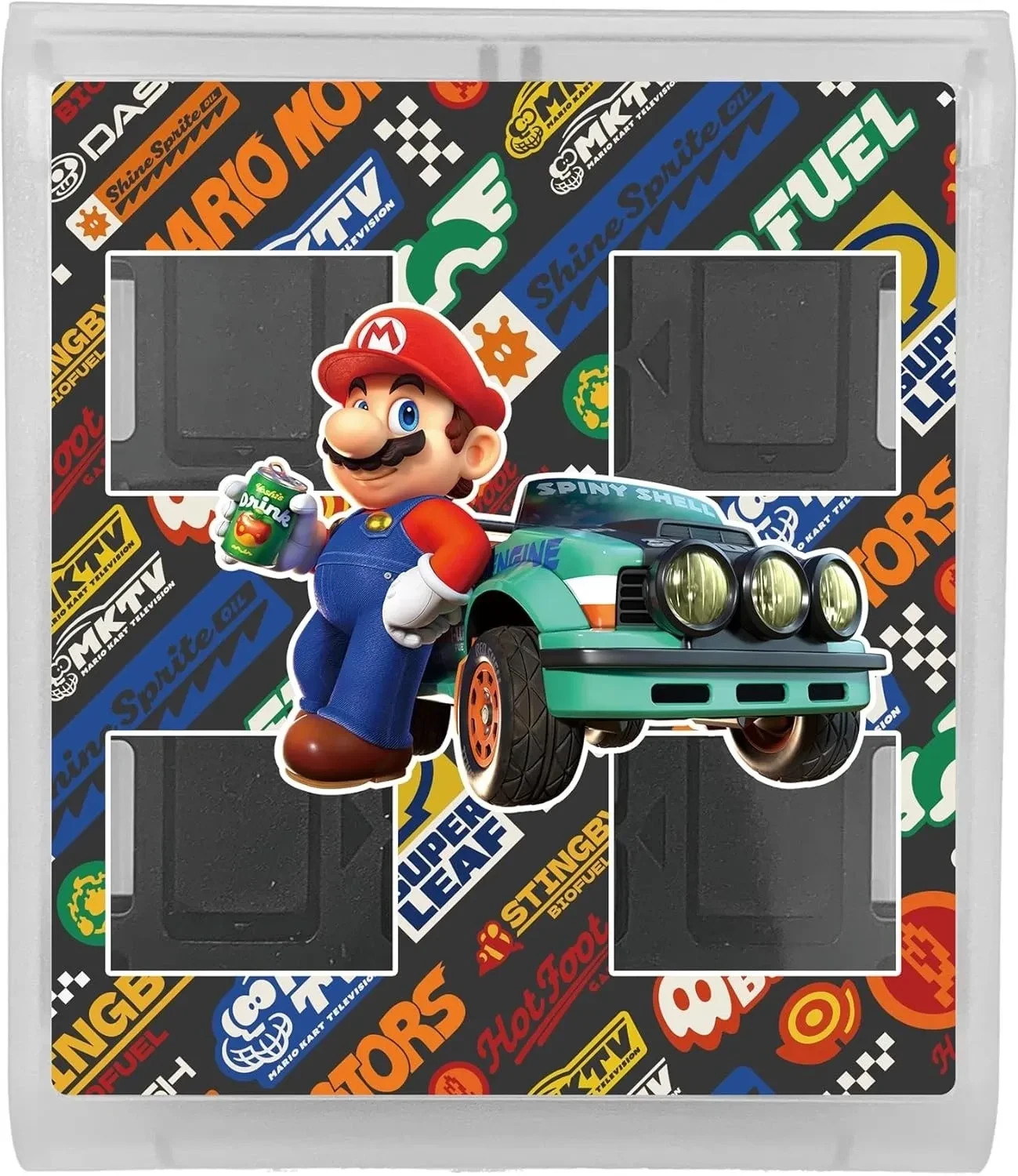 Mario Kart World Game Card Palette Case for 16 Nintendo Switch 2 Keys Factory JP